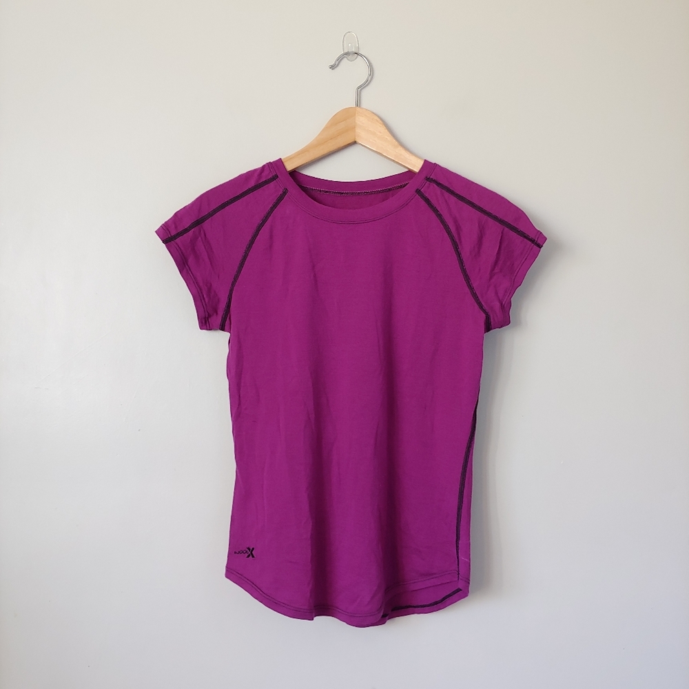 WoolX Merino Wool Short Sleeve Top Sophie Size X Small